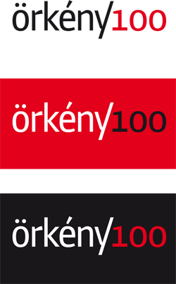 Örkény/100 logo